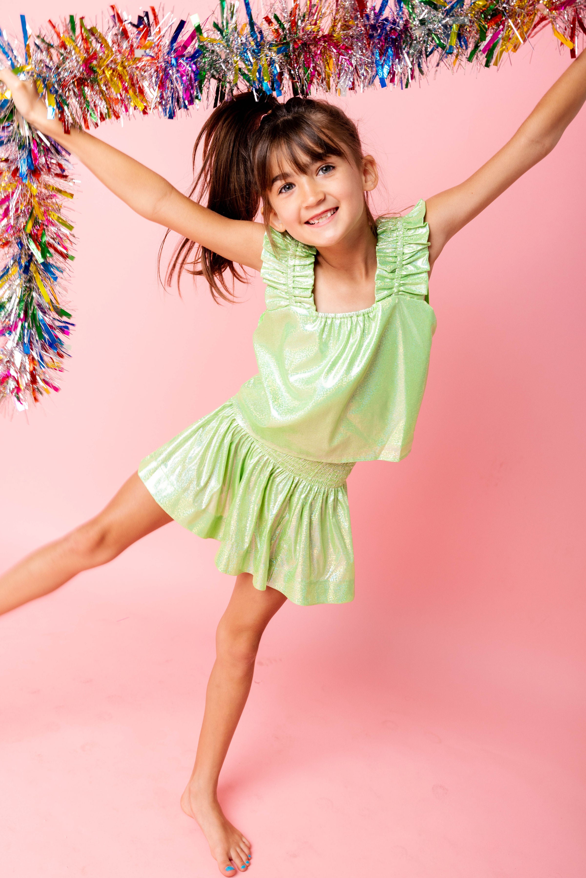 Kids Lime Green Tank