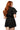 Sample Black Ruffle Elephant Patch Cotton Romper