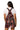 Sample Red & Black Sequin Stripe Overall Tee Dress