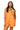 Sample Orange Tiger On Shoulder Button Up Collar Romper