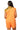 Sample Orange Tiger On Shoulder Button Up Collar Romper