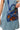 Sample Denim & Navy Tiger Functioning Crossbody Purse Tank Dress