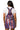 Sample Red & Royal Sequin Stripe Overall Tee Dress
