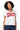 Sample Red & Navy 'Queen Team' V Neck Tee