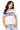 Sample Purple & Silver 'Queen Team' V Neck Tee