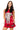 Sample Red Multi Butterfly Elephant Tank Dress
