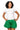 Sample Green Alligator Print Pleated Short