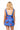 Sample Royal Multi Butterfly Bulldog Tank Dress