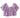 Pink Silver Pebble Flutter Top