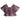 Maroon Rainbow Pleat Flutter Top