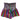 Black Rainbow Swing Shorts